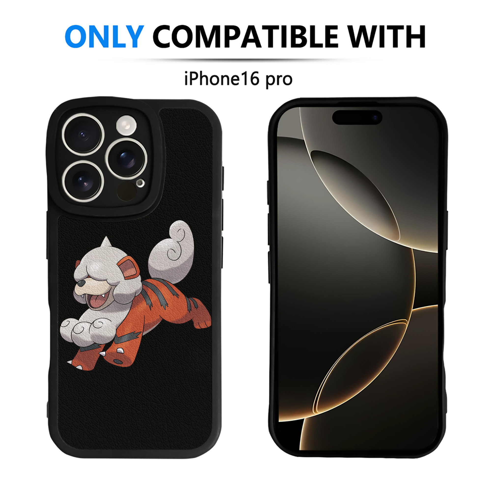 （画像用） ポケットモンスター Pokémon 【iPhone 16シリーズ対応】シリコンスマホケース（レザー調） 材質：シリコン